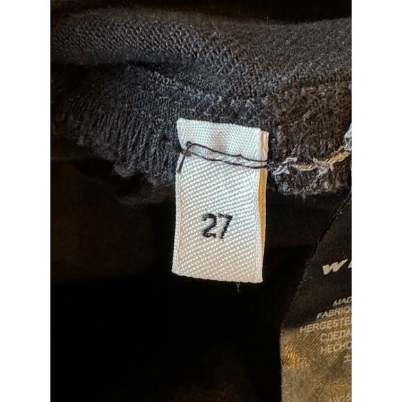 Whistles Overalls Women 27 Black Cotton Leni Dungaree Straight Leg Crop Jumpsuit - Picture 10 of 11